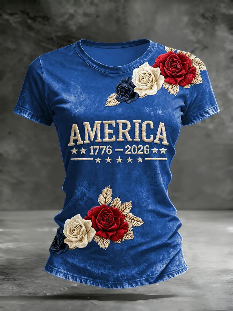 Women's America 250th Anniversary Print T-Shirt