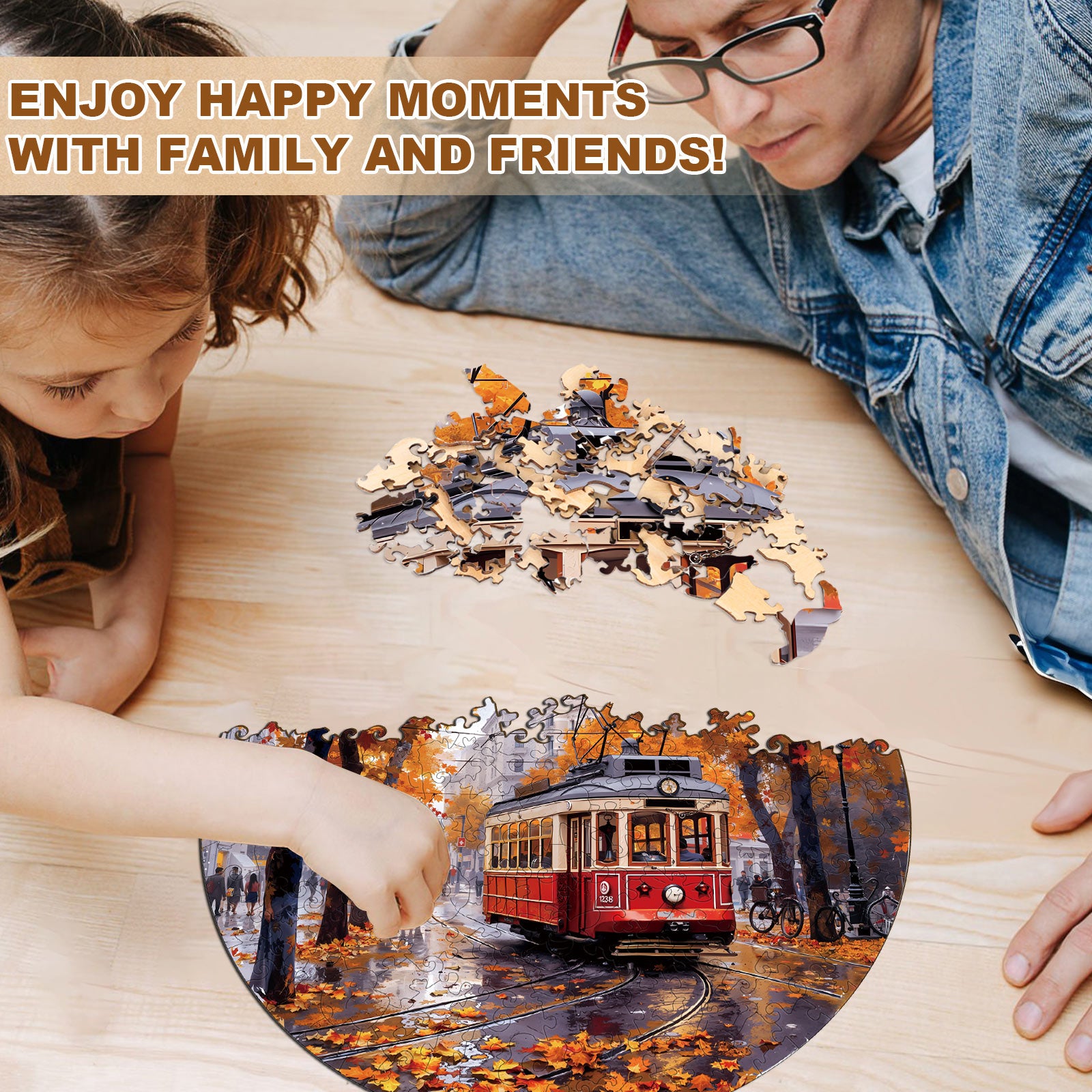 Golden Journey Wooden Jigsaw Puzzle