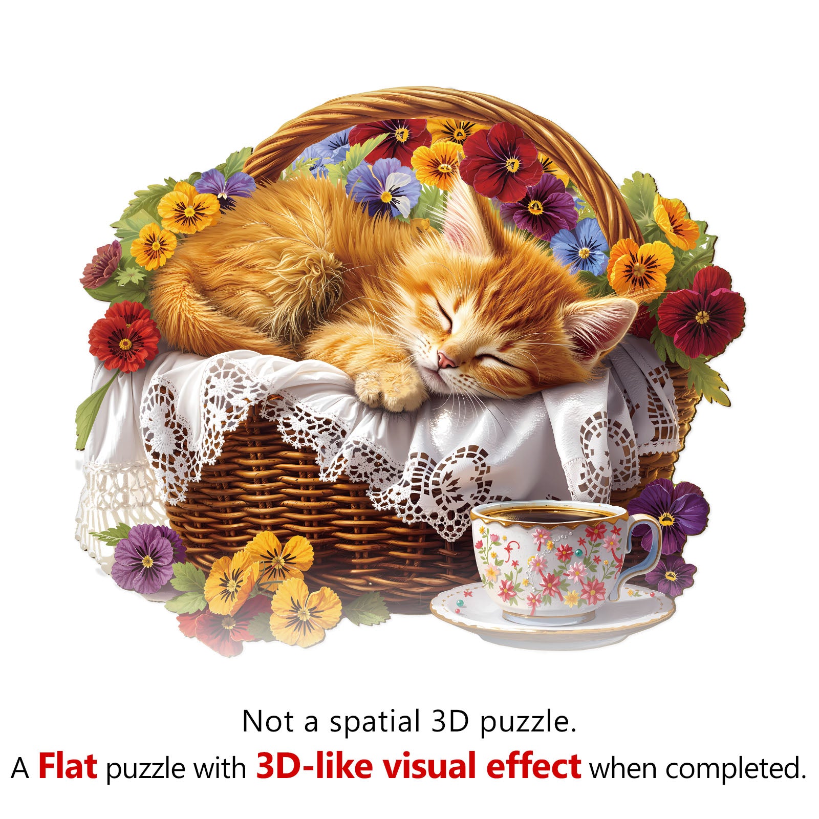 Cat’s Rest Wooden Jigsaw Puzzle