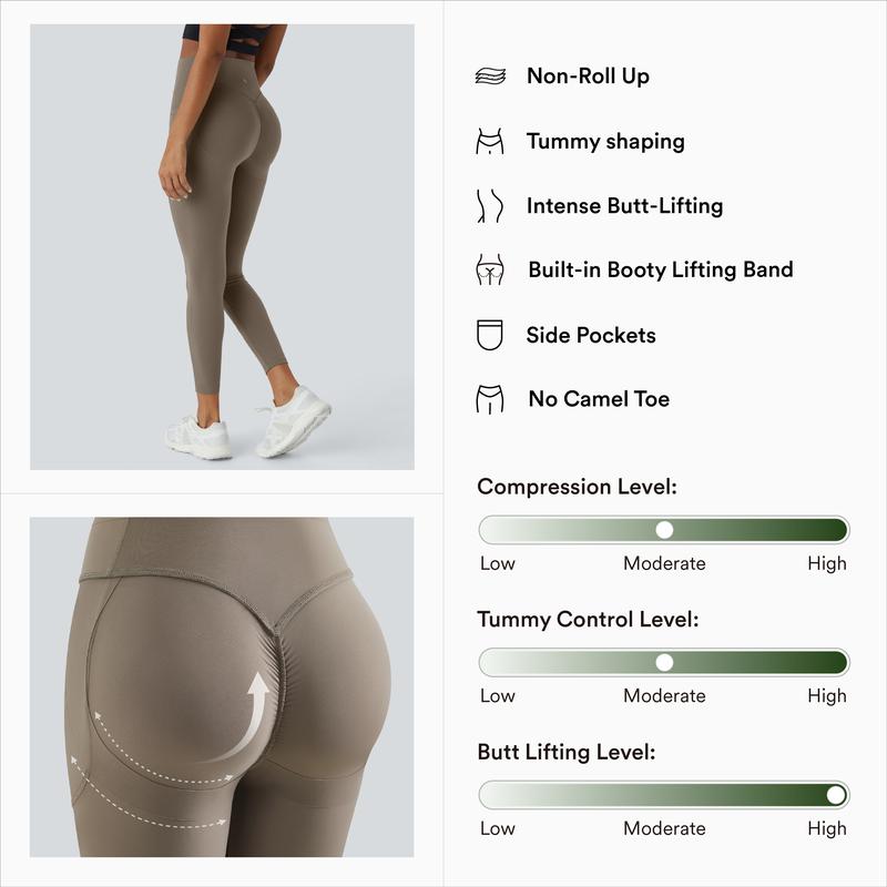 🔥SculptLift High‑Waist Shaping Leggings with Pockets