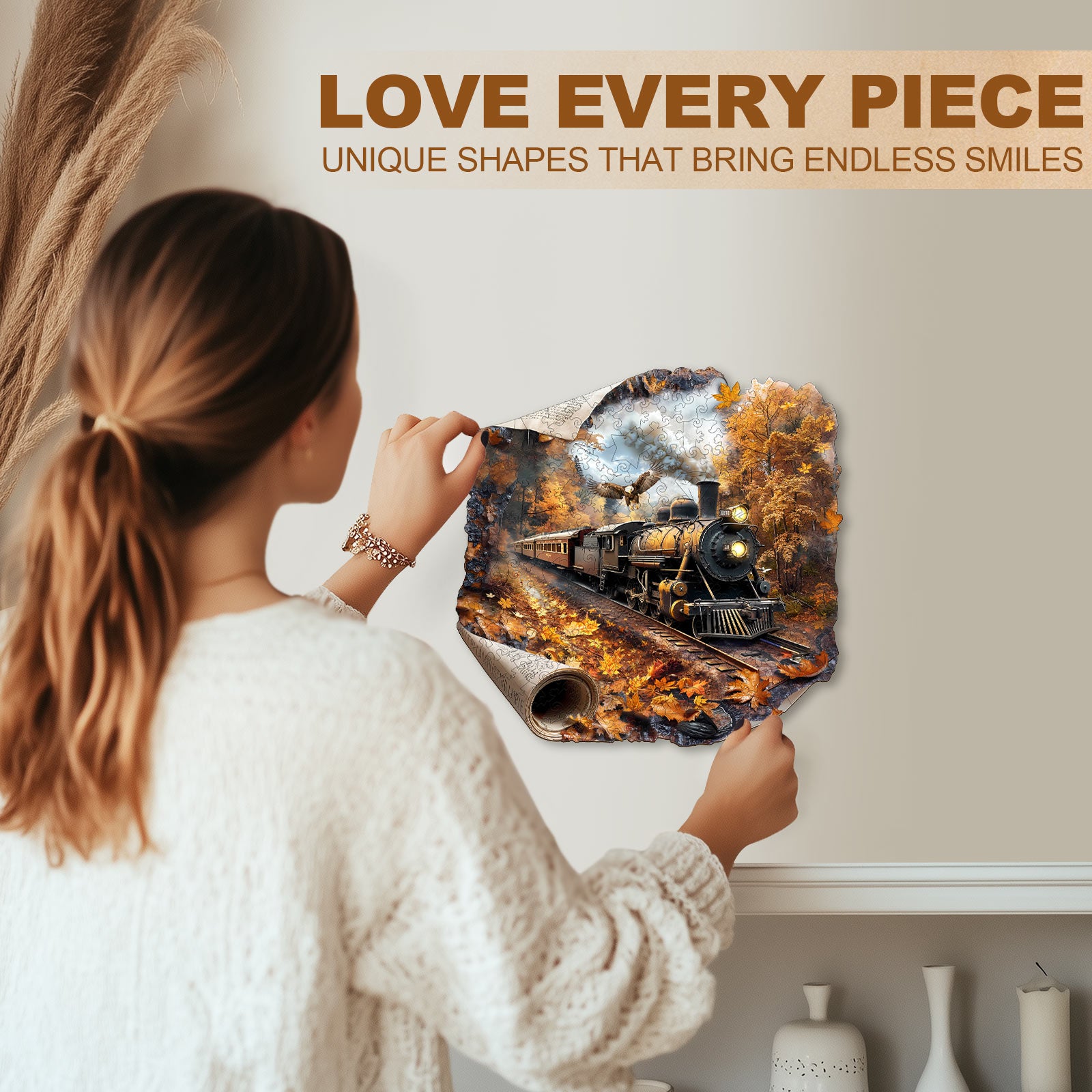 Journey of Autumn Wooden Jigsaw Puzzle