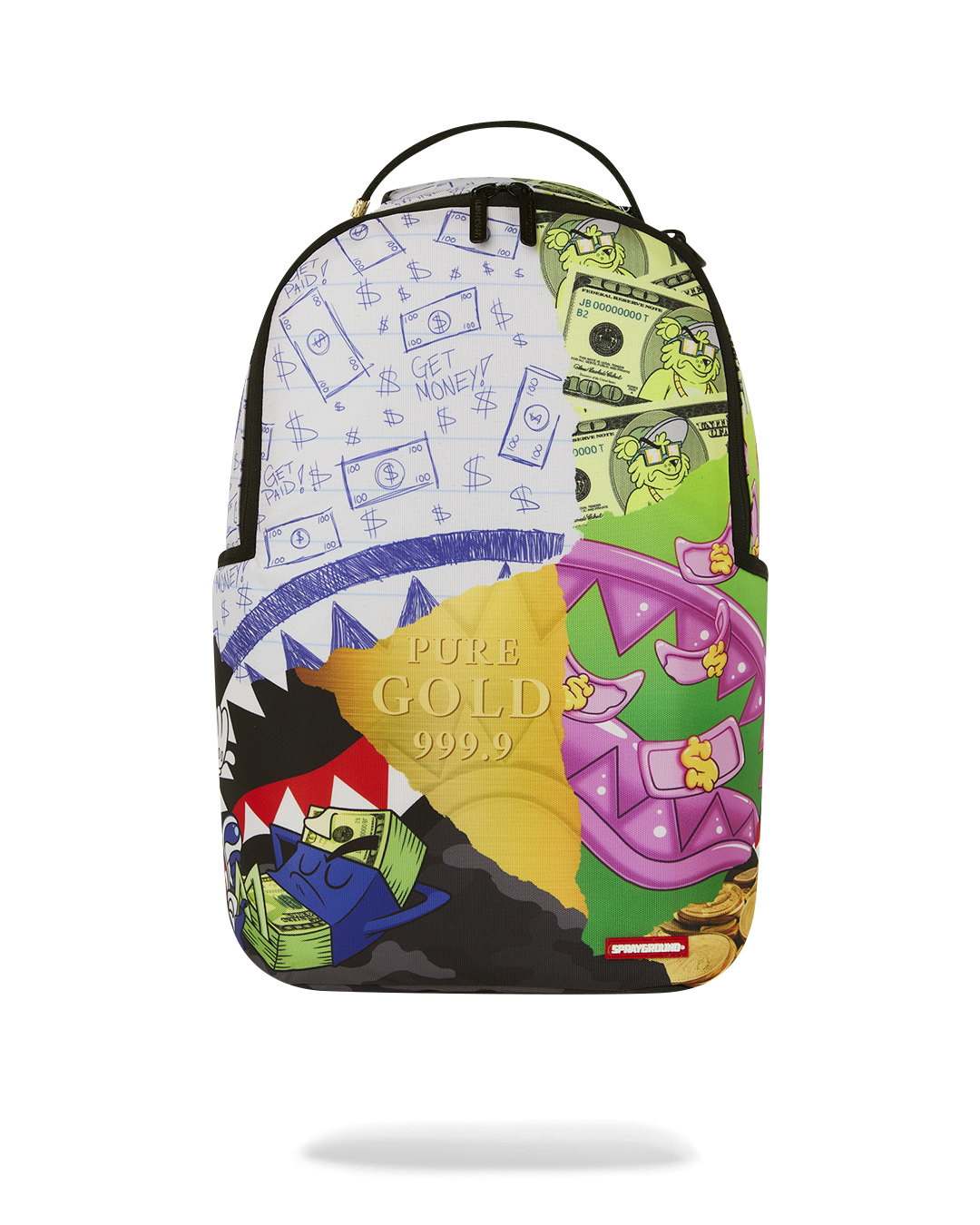 MEAN MONEY COLLAGE BACKPACK
