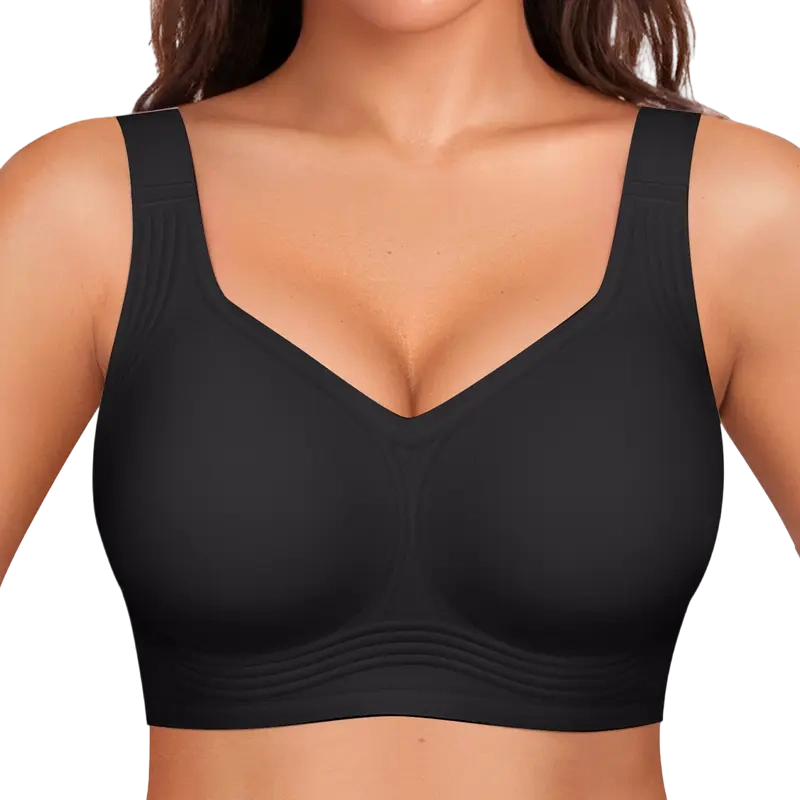 Women Jelly Wireless Womens Comfortable Wireless Bras Push Up Bralettes Seamless Tshirts Bras Deep V Everyday Bras