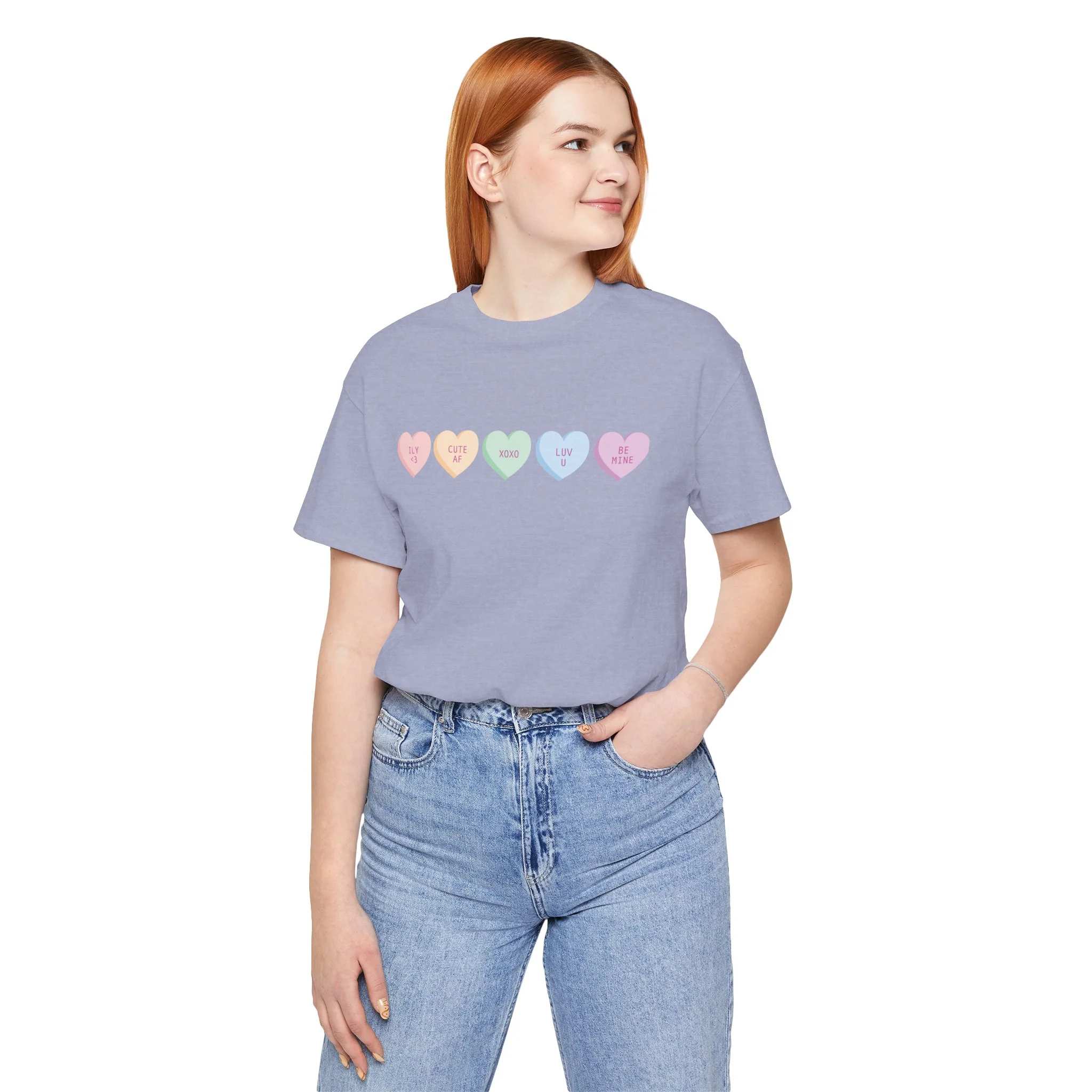 Convo Hearts Unisex Jersey Short Sleeve Tee