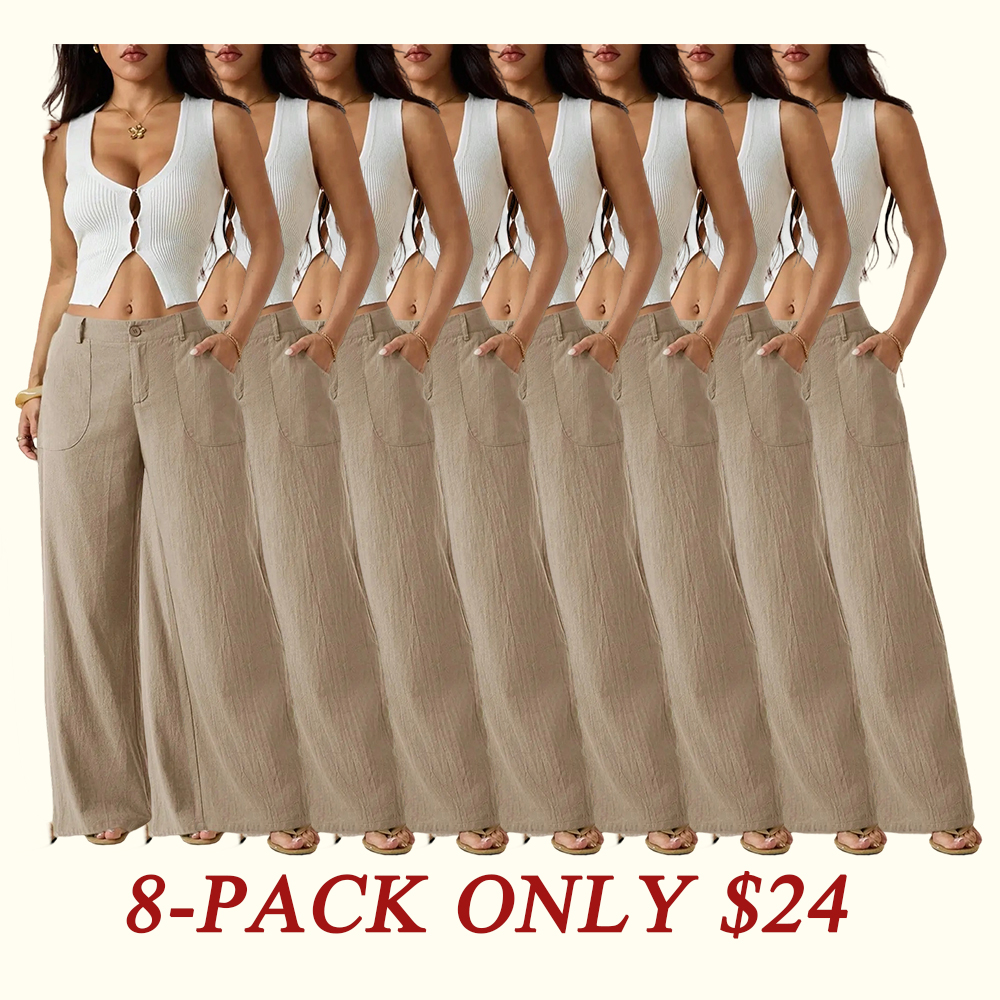 Women's Classical Linen Palazzo Pants🌿