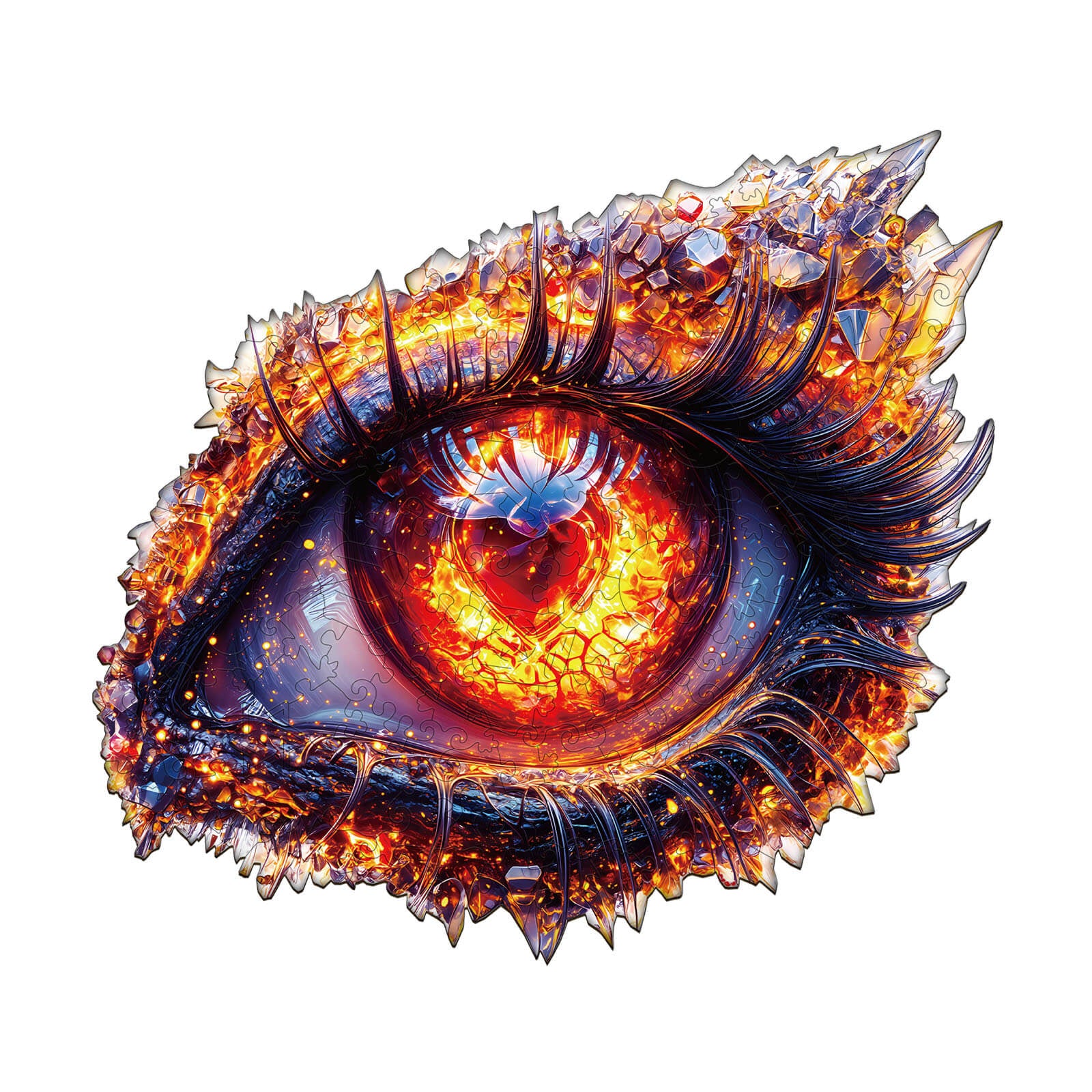 Ember Eye Wooden Jigsaw Puzzle