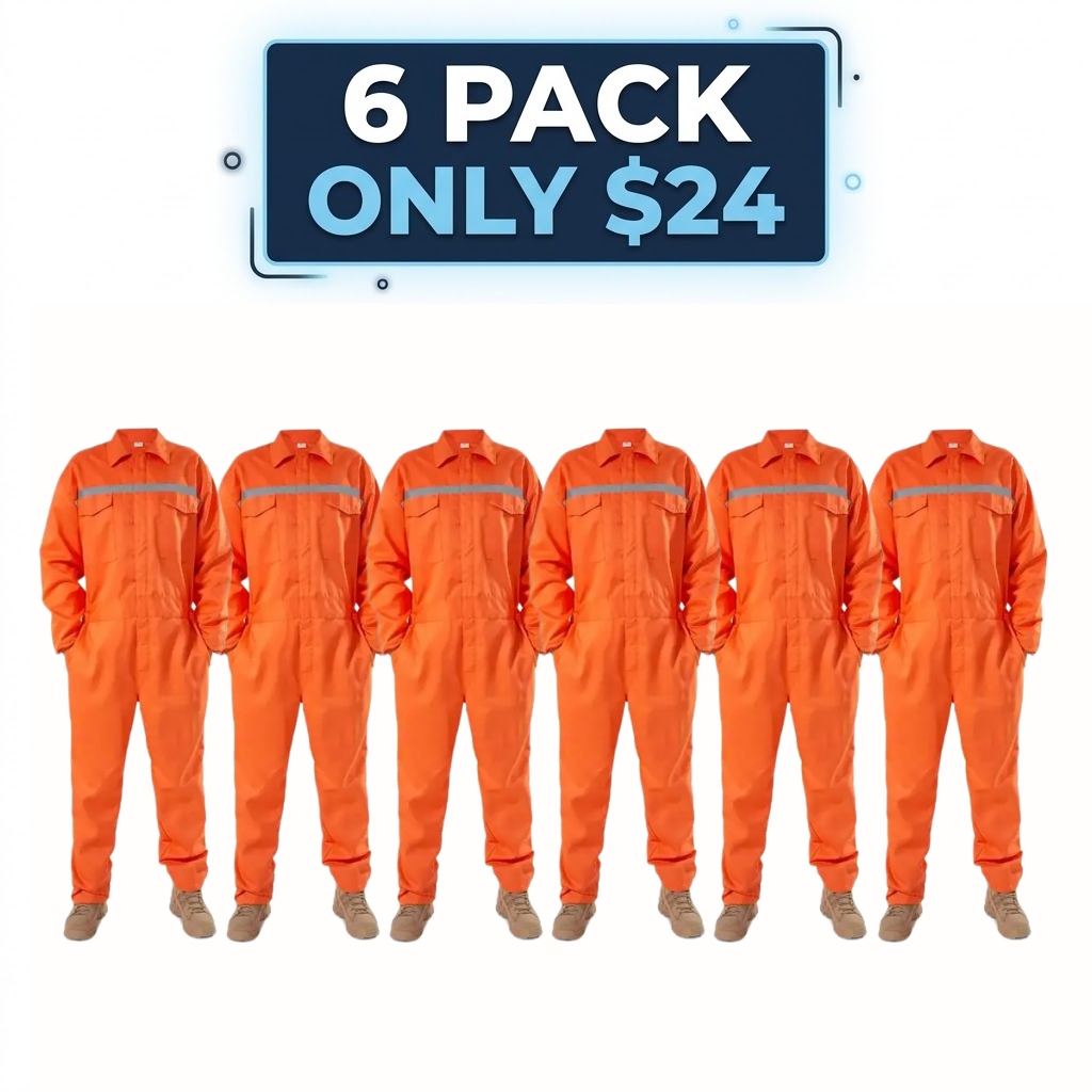 Men's One-Piece Overalls Set