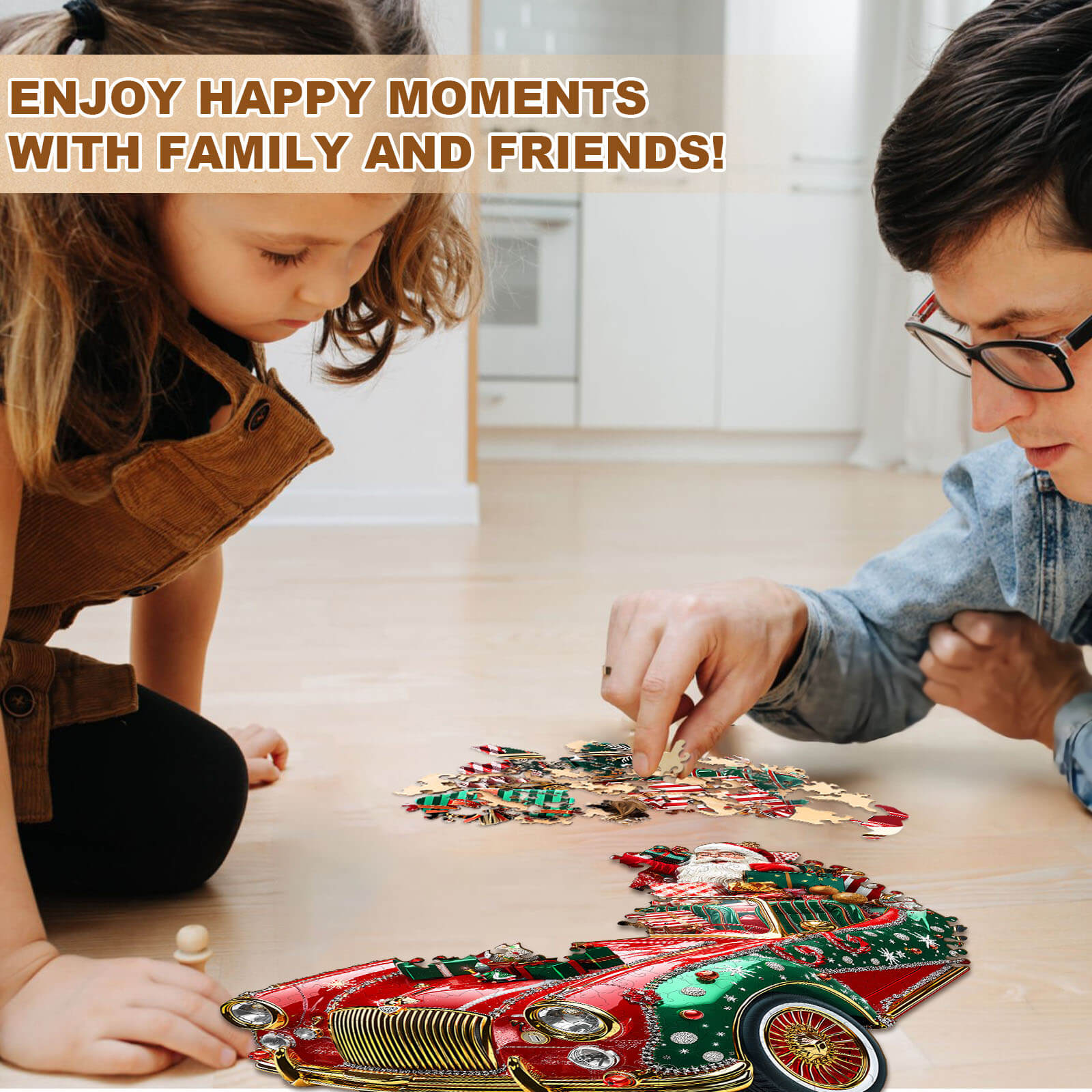Crazy Christmas Wooden Jigsaw Puzzle