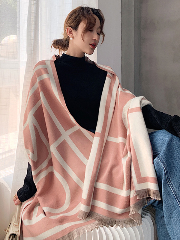 Imitation Cashmere Double-Sided Shawl