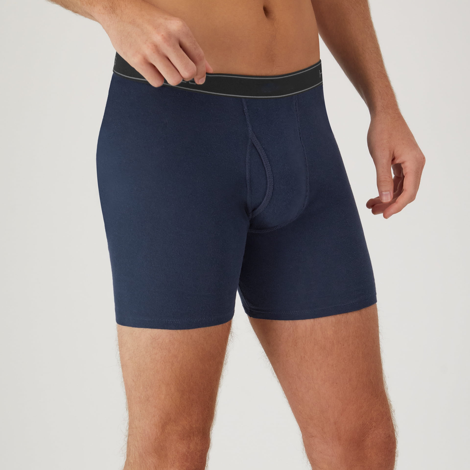 Men’s Everyday Cotton Boxer Briefs (Soft, Breathable Multi-Pack)