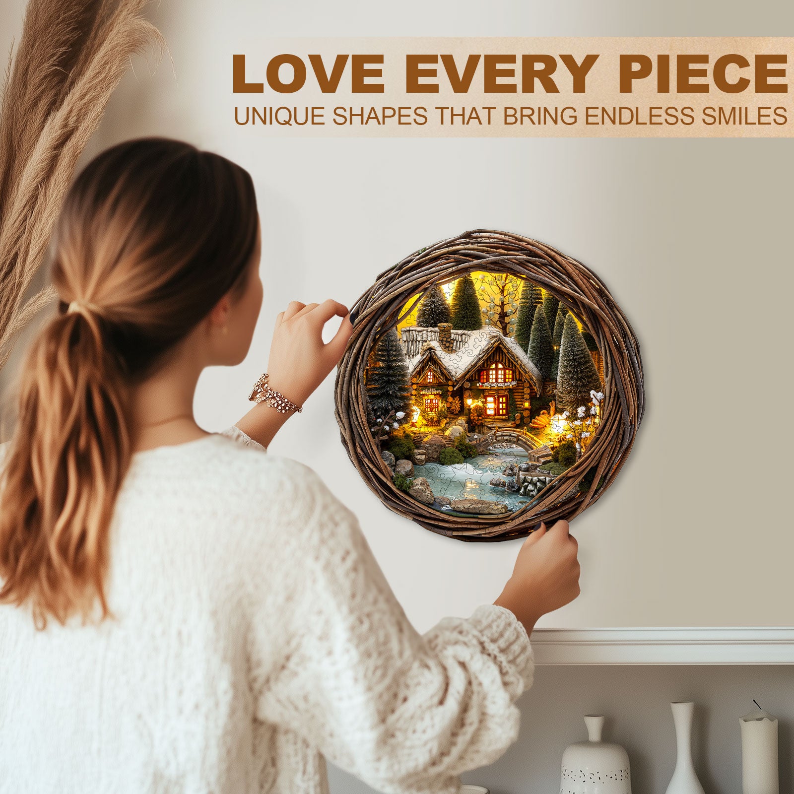 Forest Haven Wooden Jigsaw Puzzle