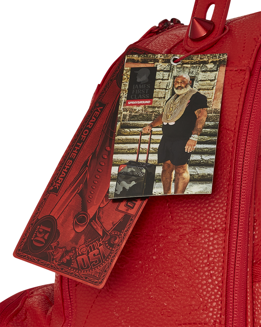 JAMES FIRST CLASS RUBY RED CHATEAU BACKPACK