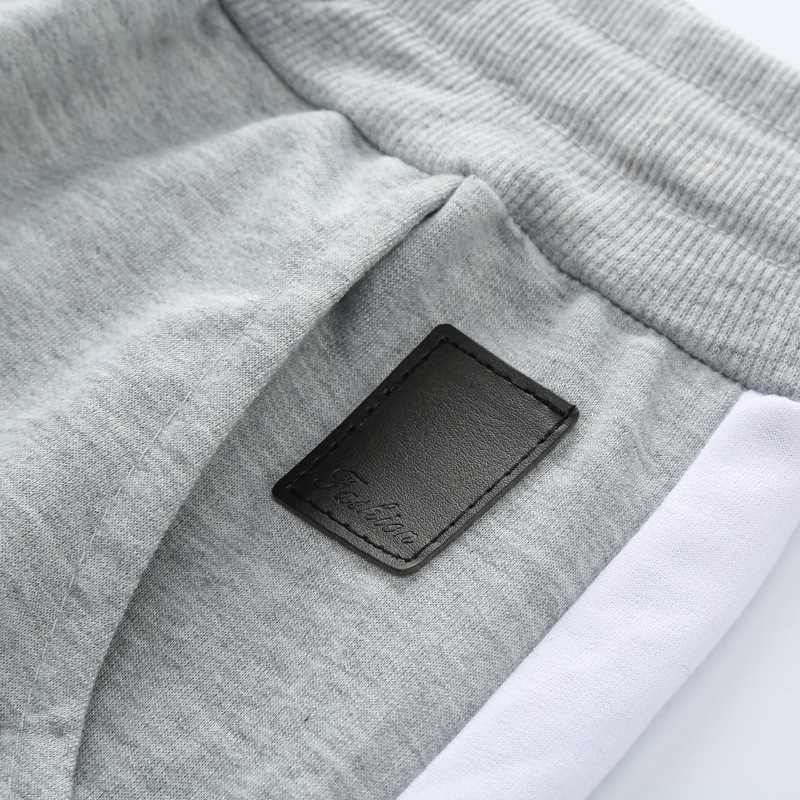 Men'S Patchwork Pocket Casual Knitted Trousers