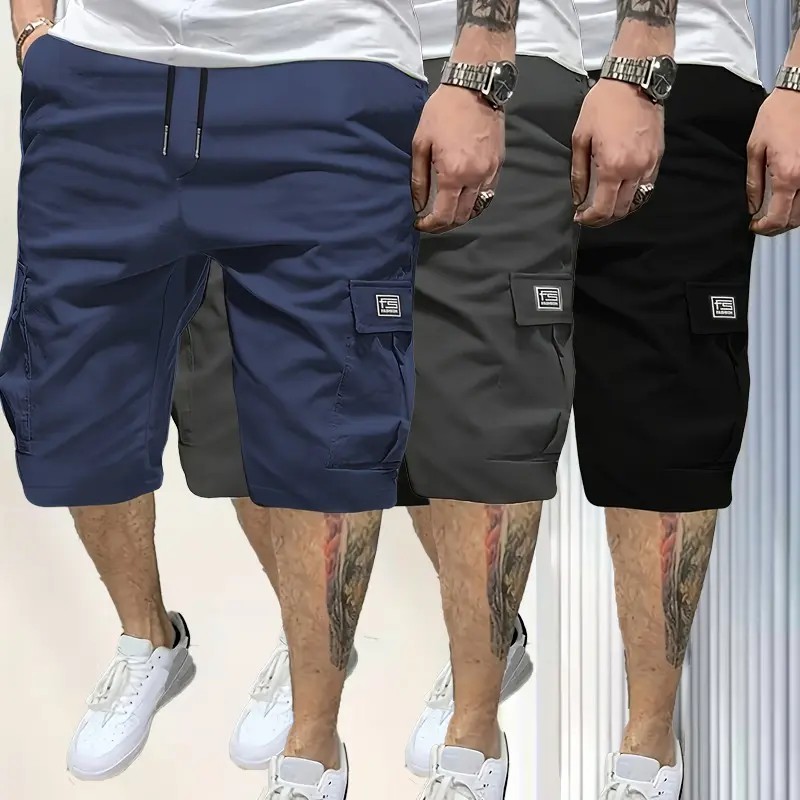 🔥Men's Multi-Pocket Cargo Shorts Casual Streetwear Set
