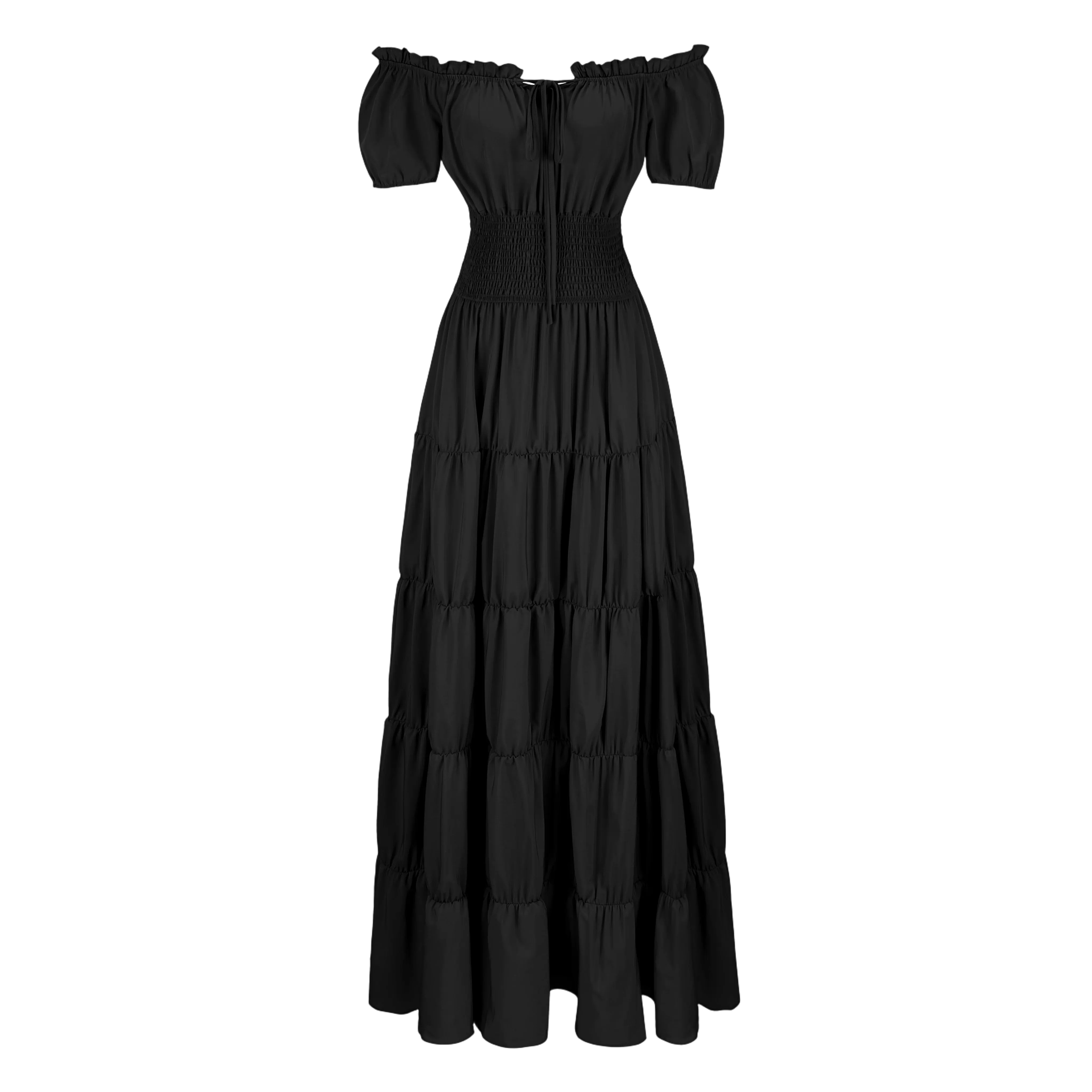 ✨Vintage Renaissance Lace-Up Maxi Dress