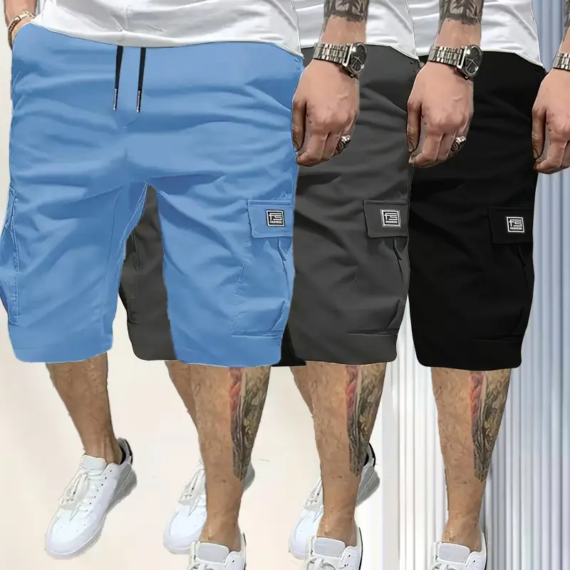 3 Piece Men's Shorts Set