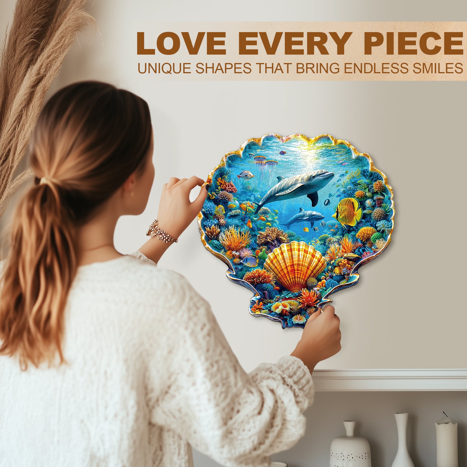 Underwater World - Shells Wooden Jigsaw Puzzle
