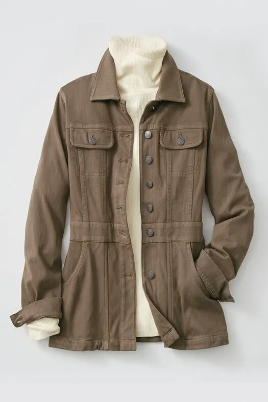 Urban Trails Knit Denim Jacket