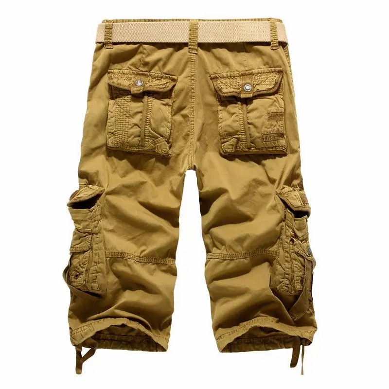 🔥Last day promotion🔥Men's Korean Style Multi-Pocket Cargo Shorts Fashion Trend Multi-Pocket Mid-Length Shorts