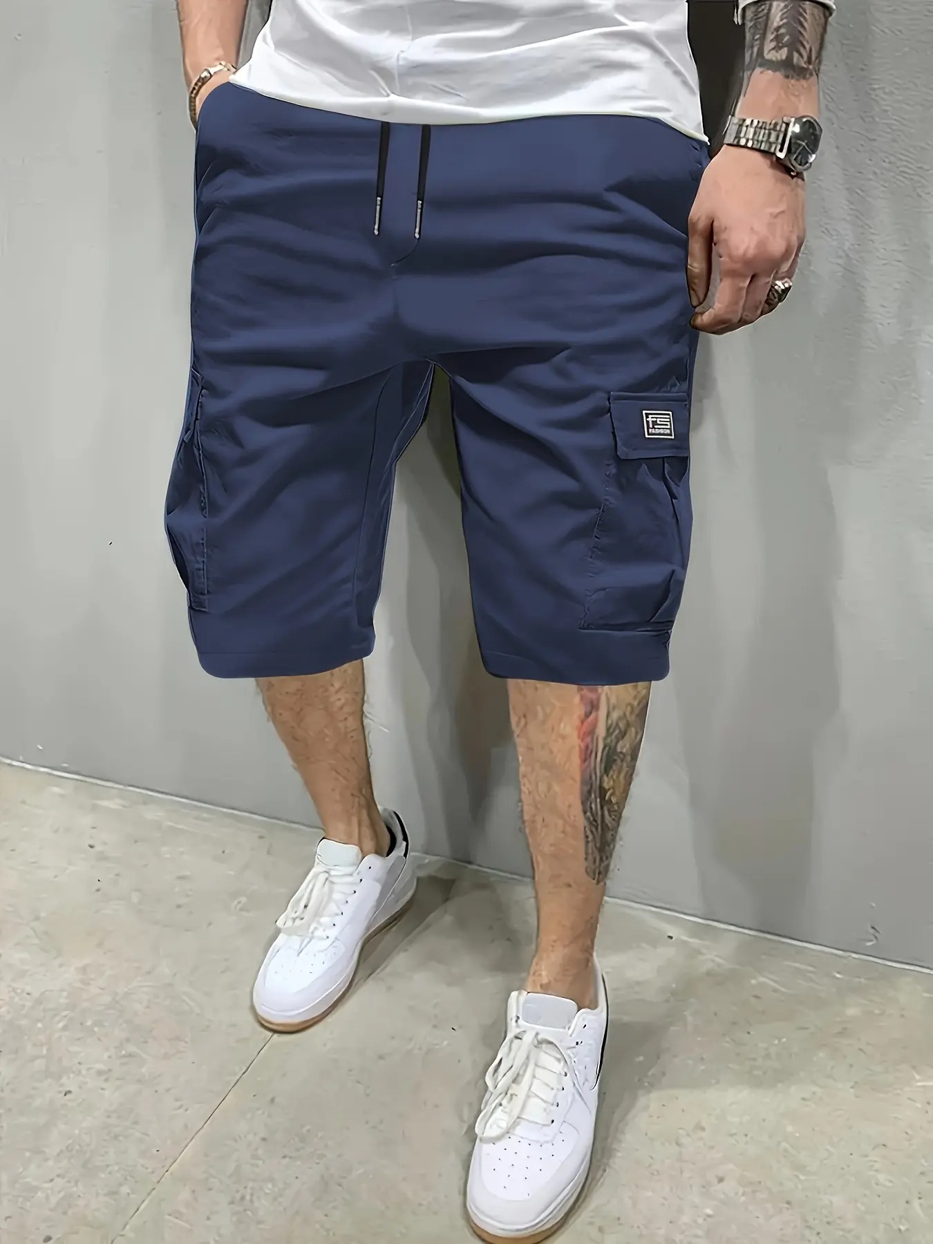 🩳 Men's Casual Summer Shorts – Slanted Pocket Everyday Comfort