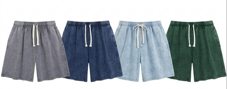 🏀🏀Unisex Acid Washed Vintage Shorts