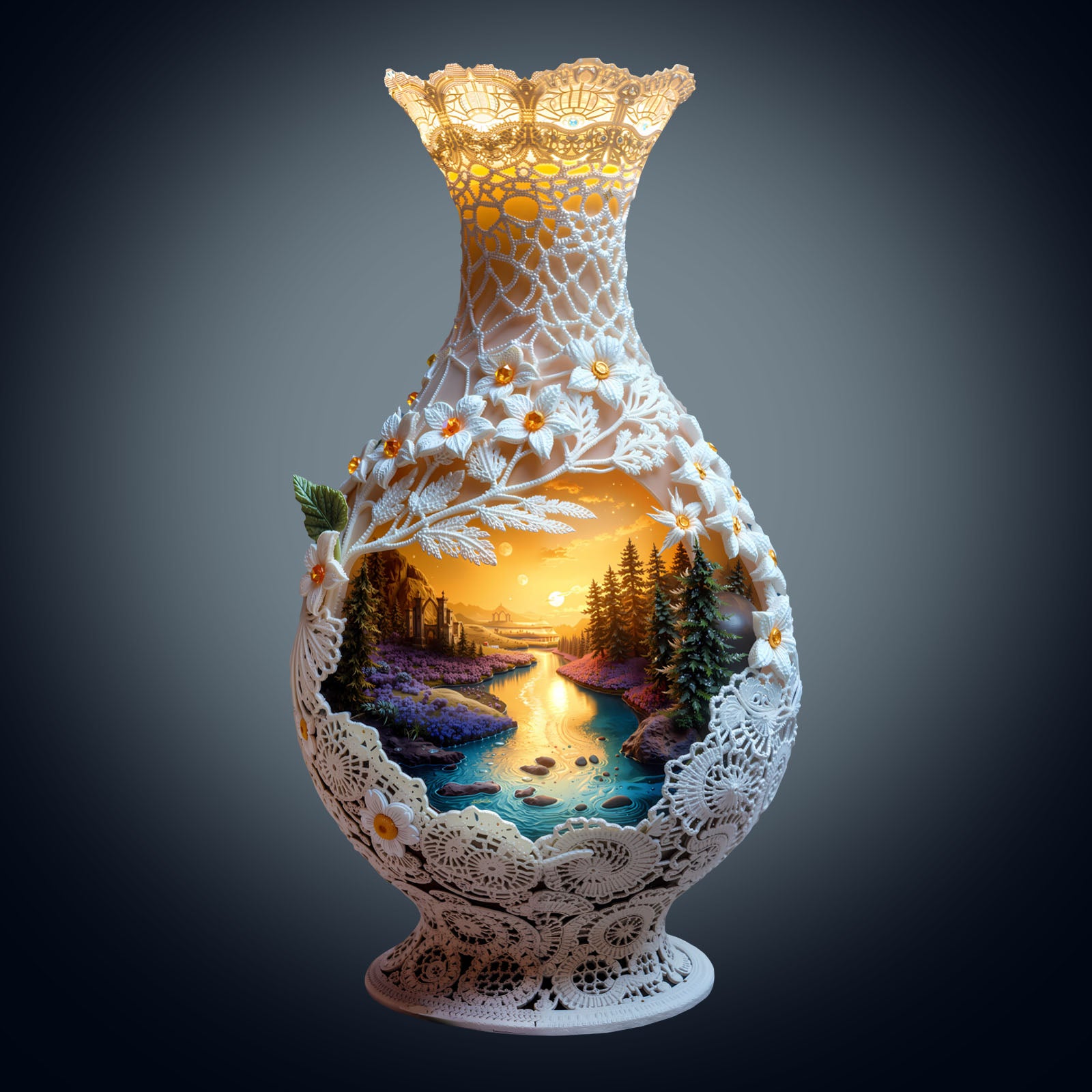 Woven Scenery Wooden Jigsaw Puzzle