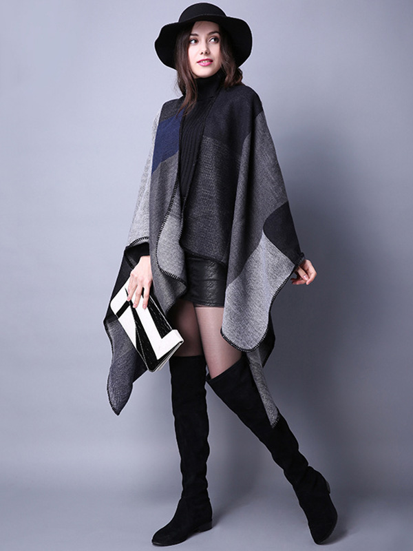 Imitation Cashmere Jacquard Tasseled Shawl Scarf