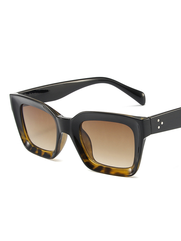 Geometric Sun-Protection Sunglasses Accessories