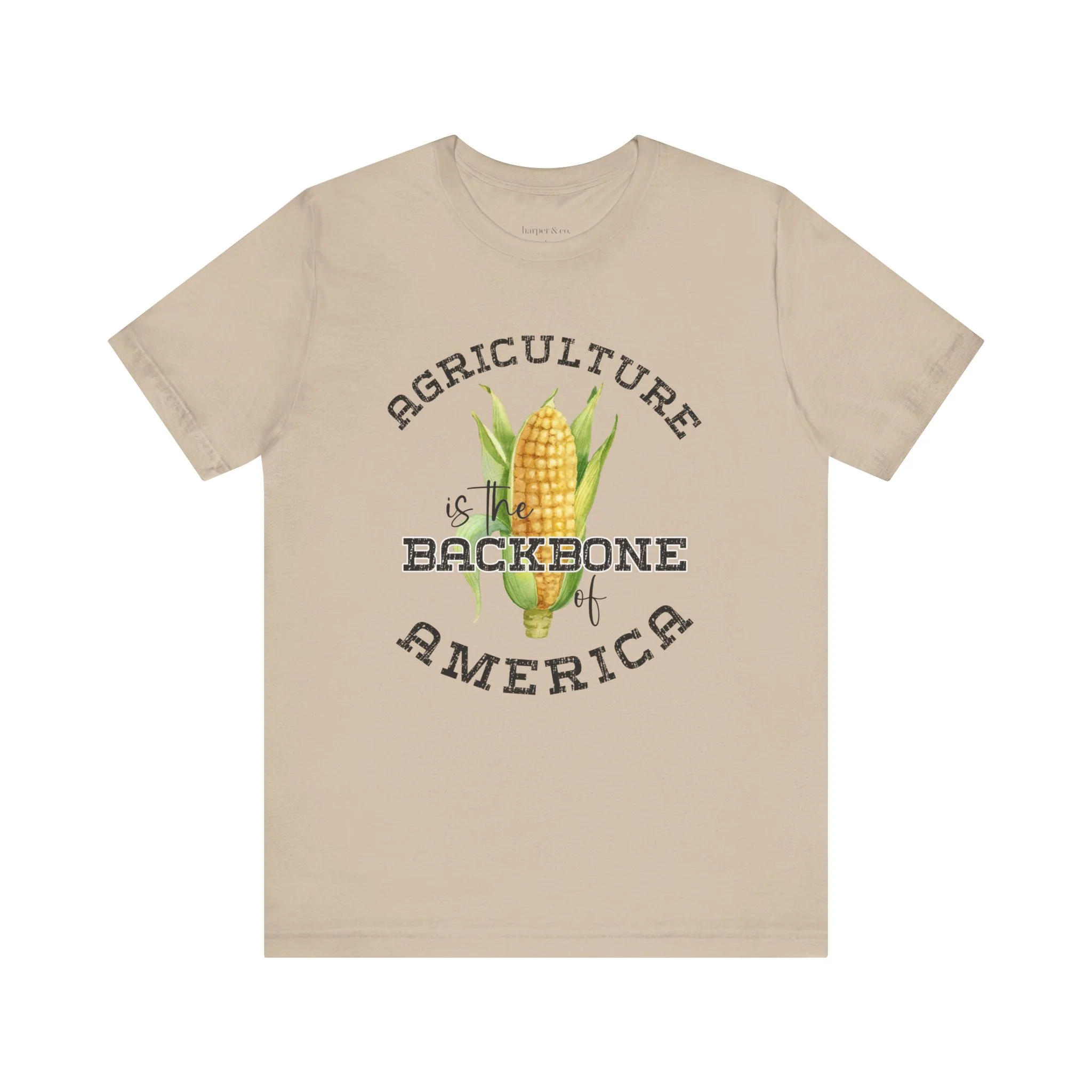 Agriculture is the Backbone Bella Canvas Jersey Short Sleeve Tee - Multiple Colors