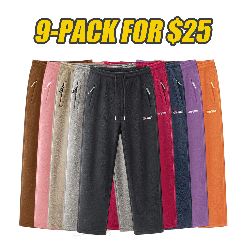 Unisex Winter Outdoor Fleece Pants