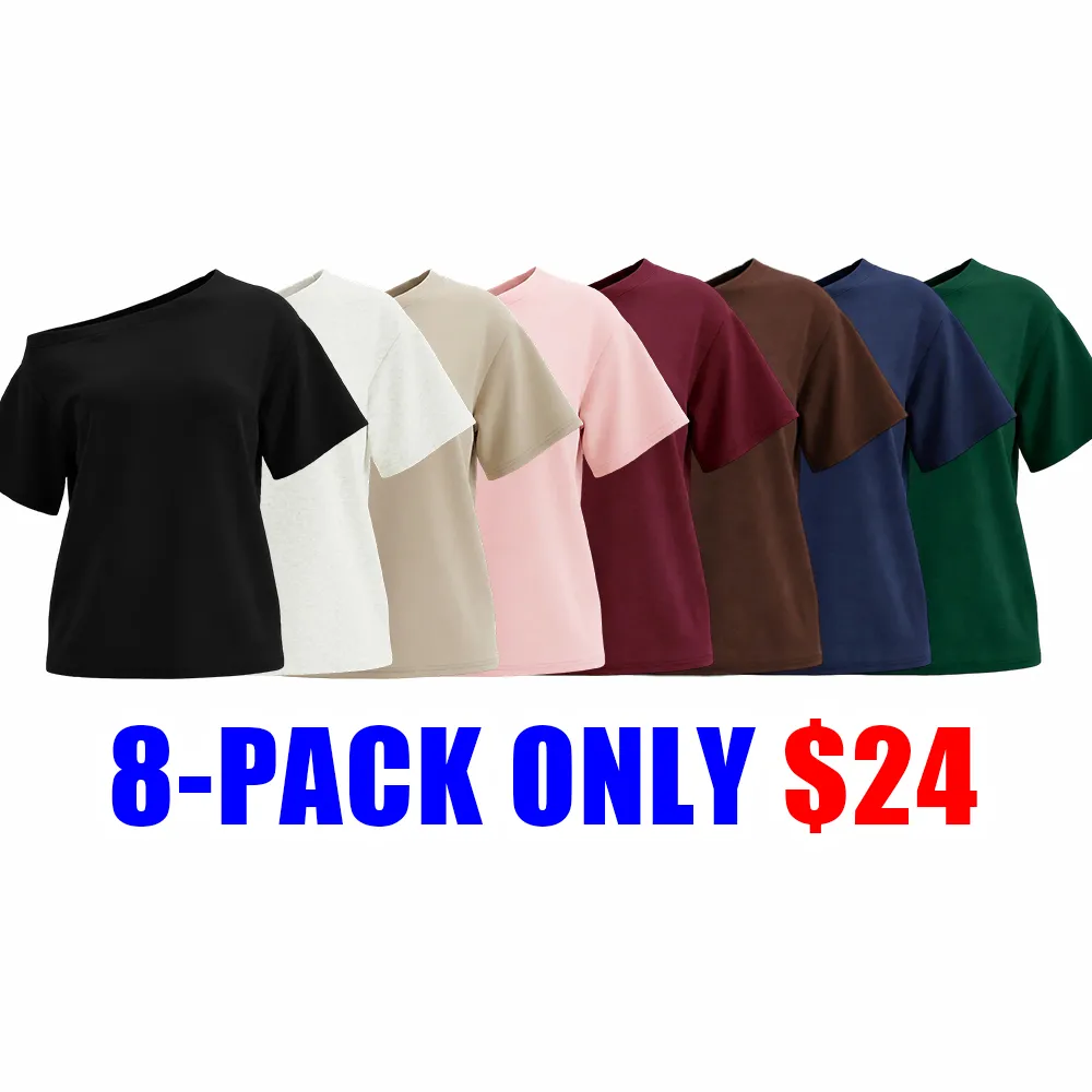 Women's One-Shoulder Top & Wide Leg Pants Set