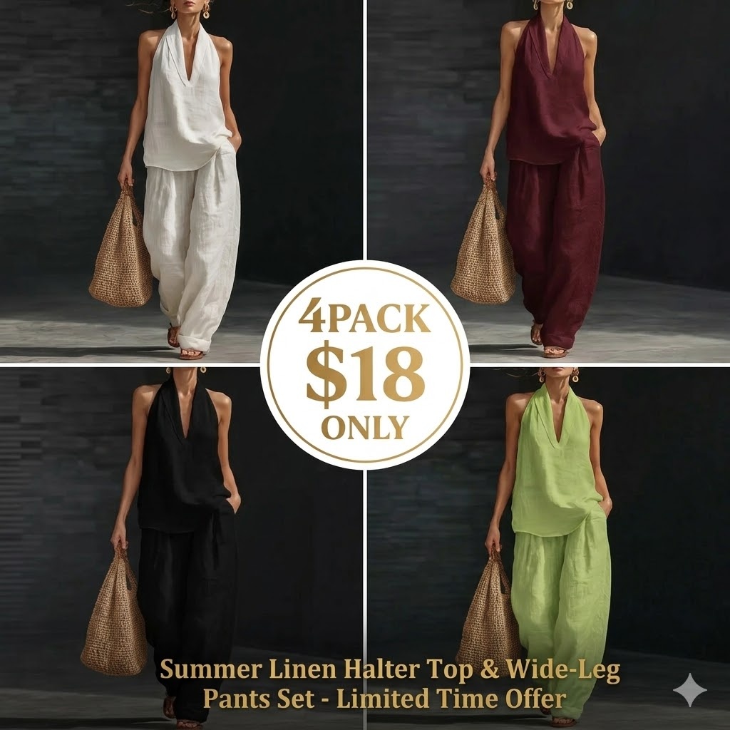 Boho Linen Two Piece Set