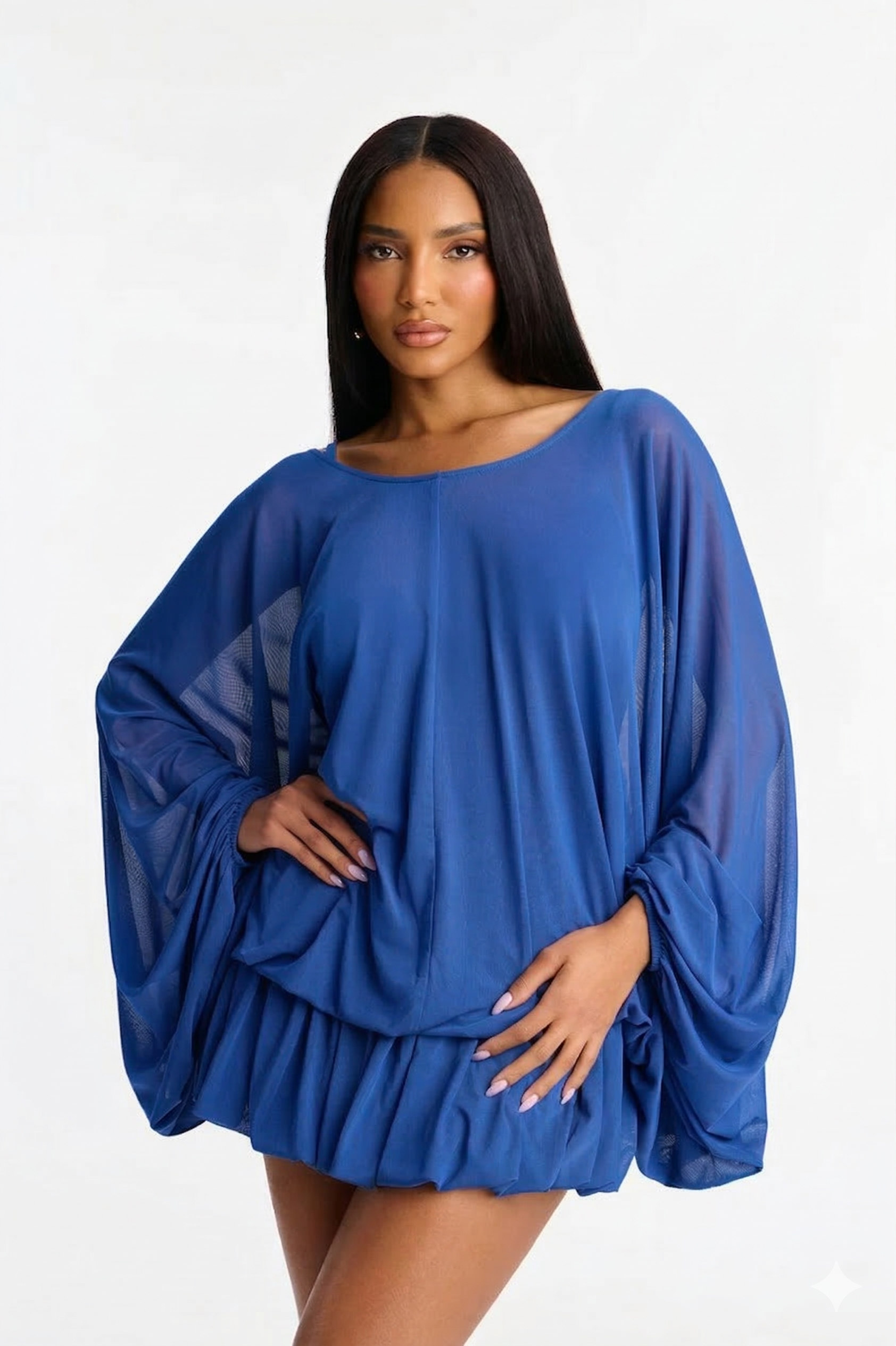 🔥The It Girl Backless Mesh Mini Dress