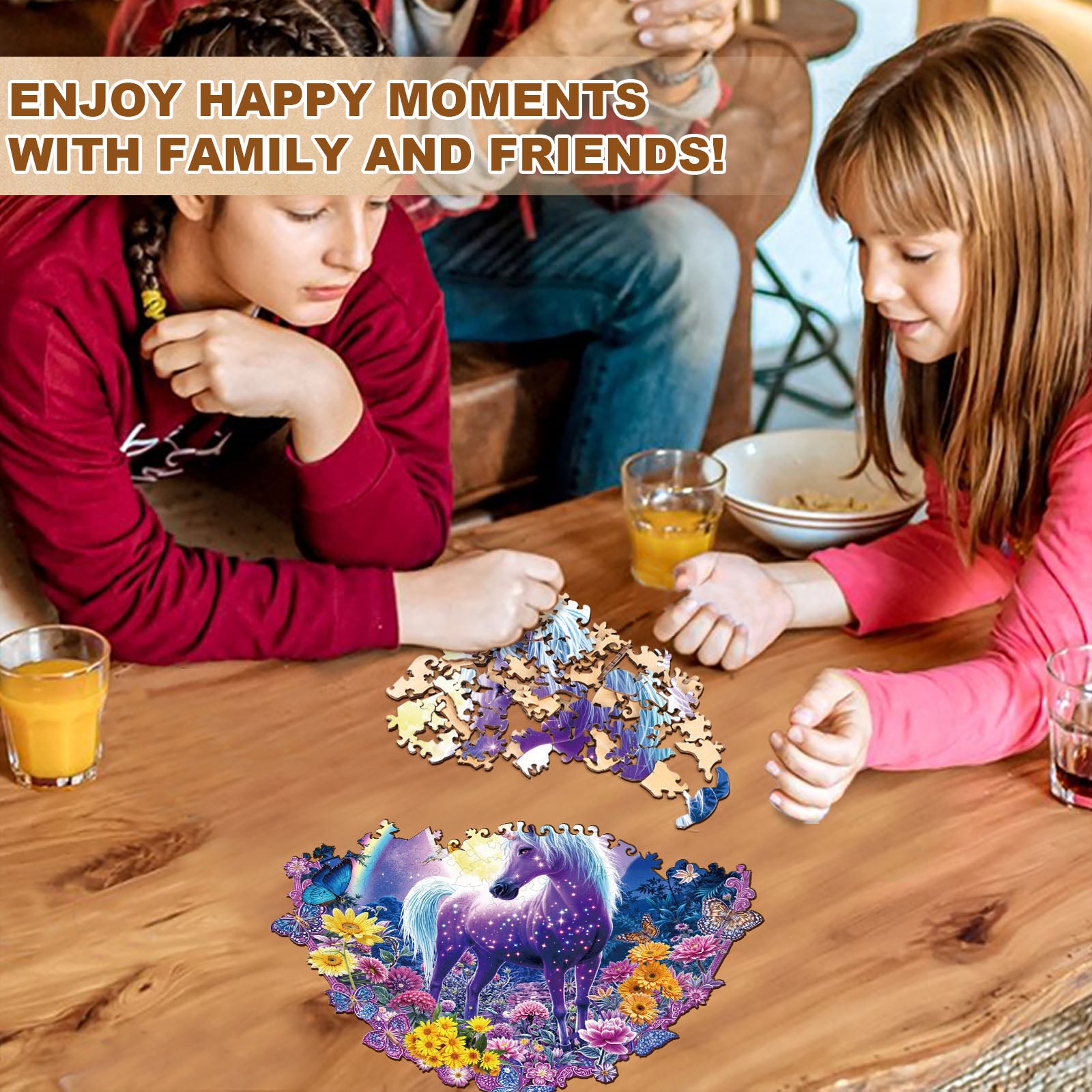 Moonlight Mirage Wooden Jigsaw Puzzle