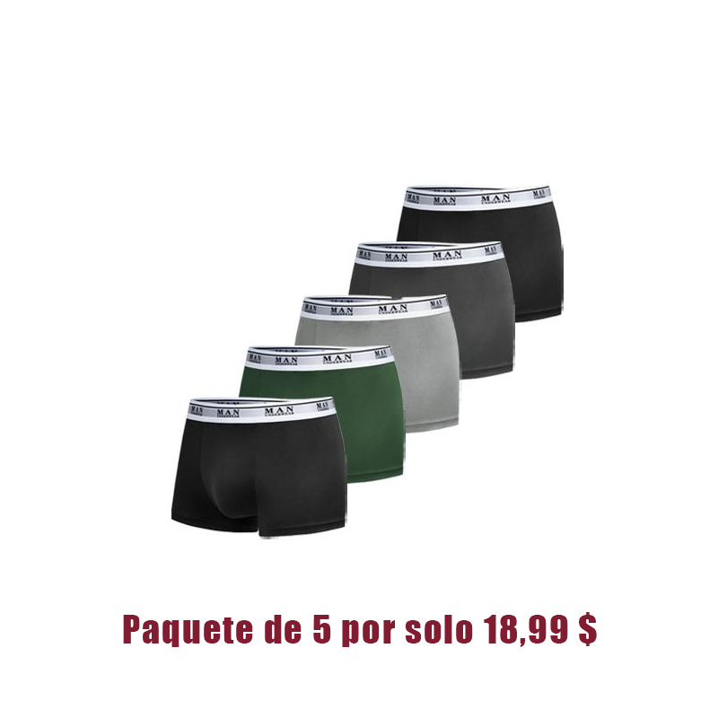 Paquete de 10 calzoncillos bóxers esenciales para hombre