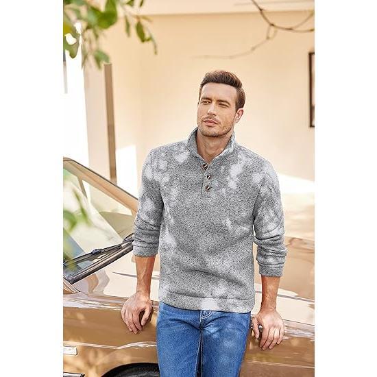 ✨Men’s Lightweight Ribbed Turtleneck Knit Sweater