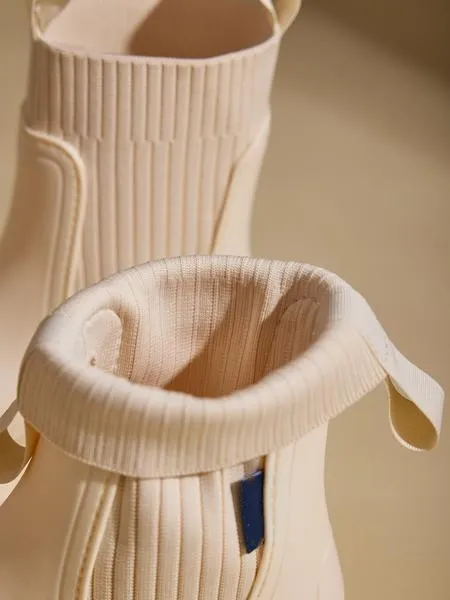 Women's Solid Color Waterproof Rain Boots