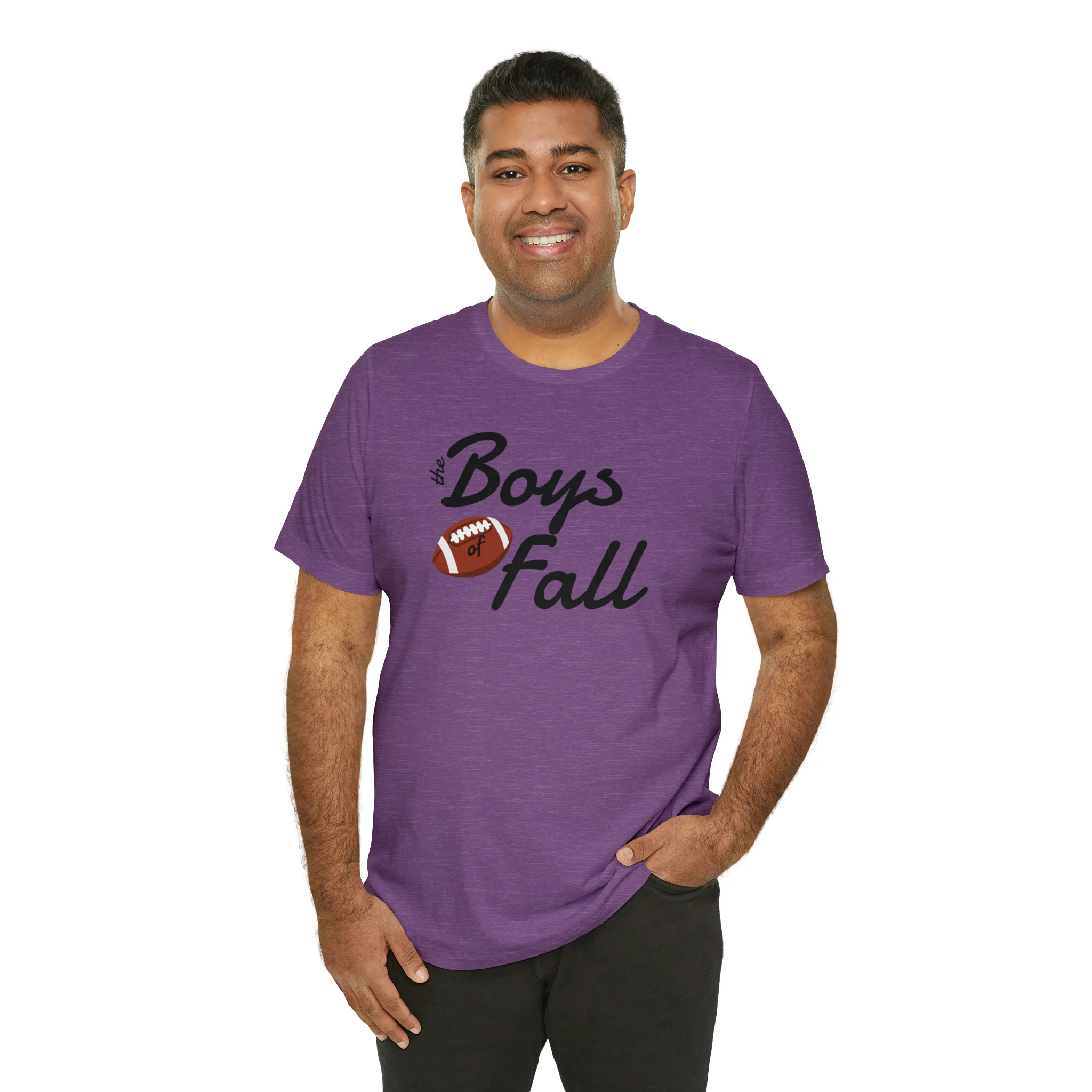 Boys of Fall Football Patch Unisex Softstyle T-Shirt