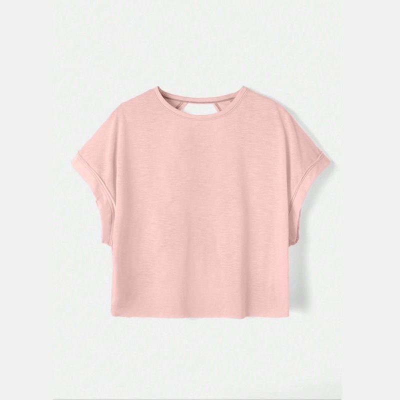 Women's Asymmetrical Cut-Out Batwing Tee