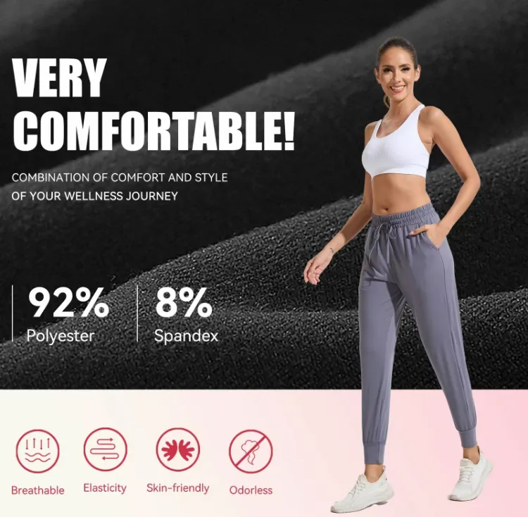 🔥SHOWITTY Plus Size Women's Sweatpants – High-Waisted Joggers with Pockets for Lounging,Workouts & Yoga🔥