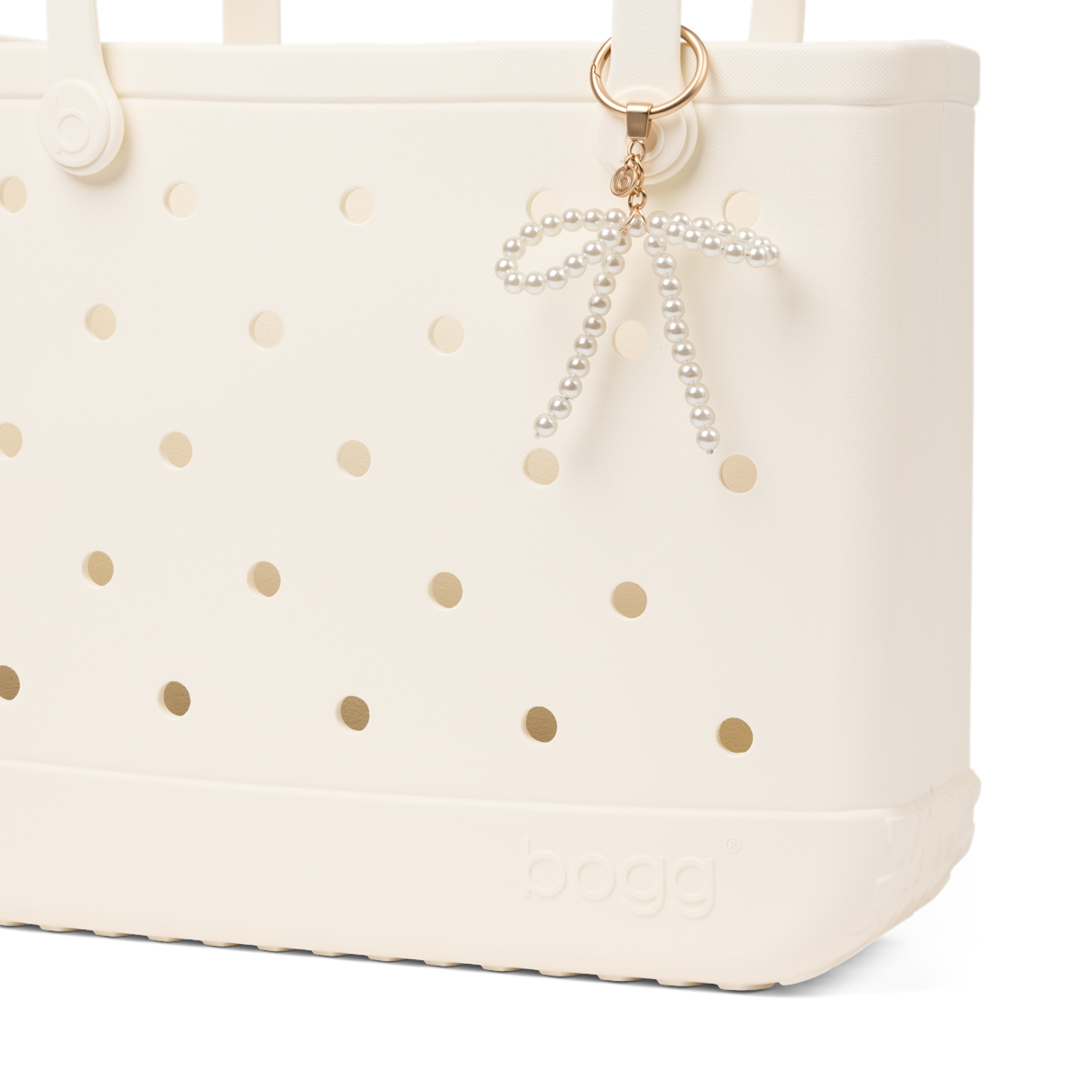 Bogg'd & Charmed  - White Pearl Bow