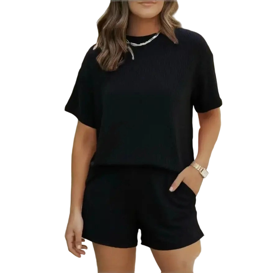 Women's Ribbed Knit Lounge Set