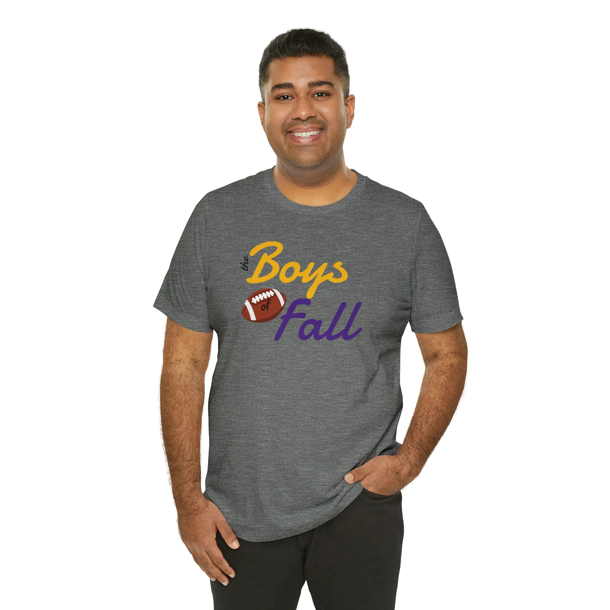 Boys of Fall Football Patch Unisex Softstyle T-Shirt