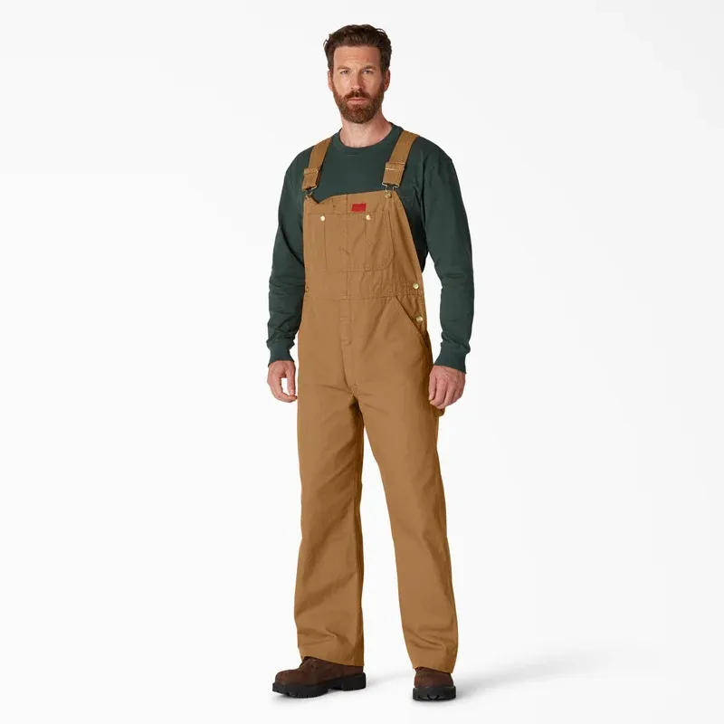 🛠️ Men’s Denim Bib Overalls — Adjustable & Work-Ready