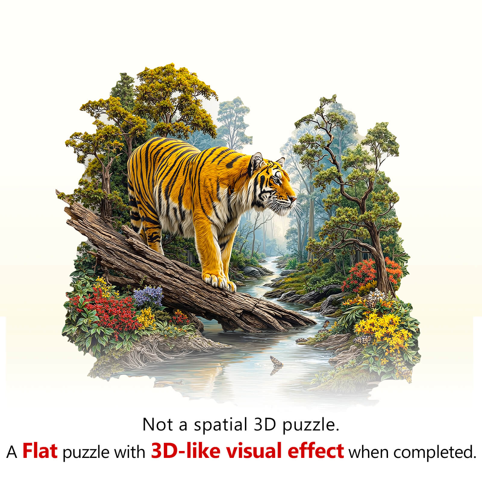 King of the Forest Wooden Jigsaw Puzzle