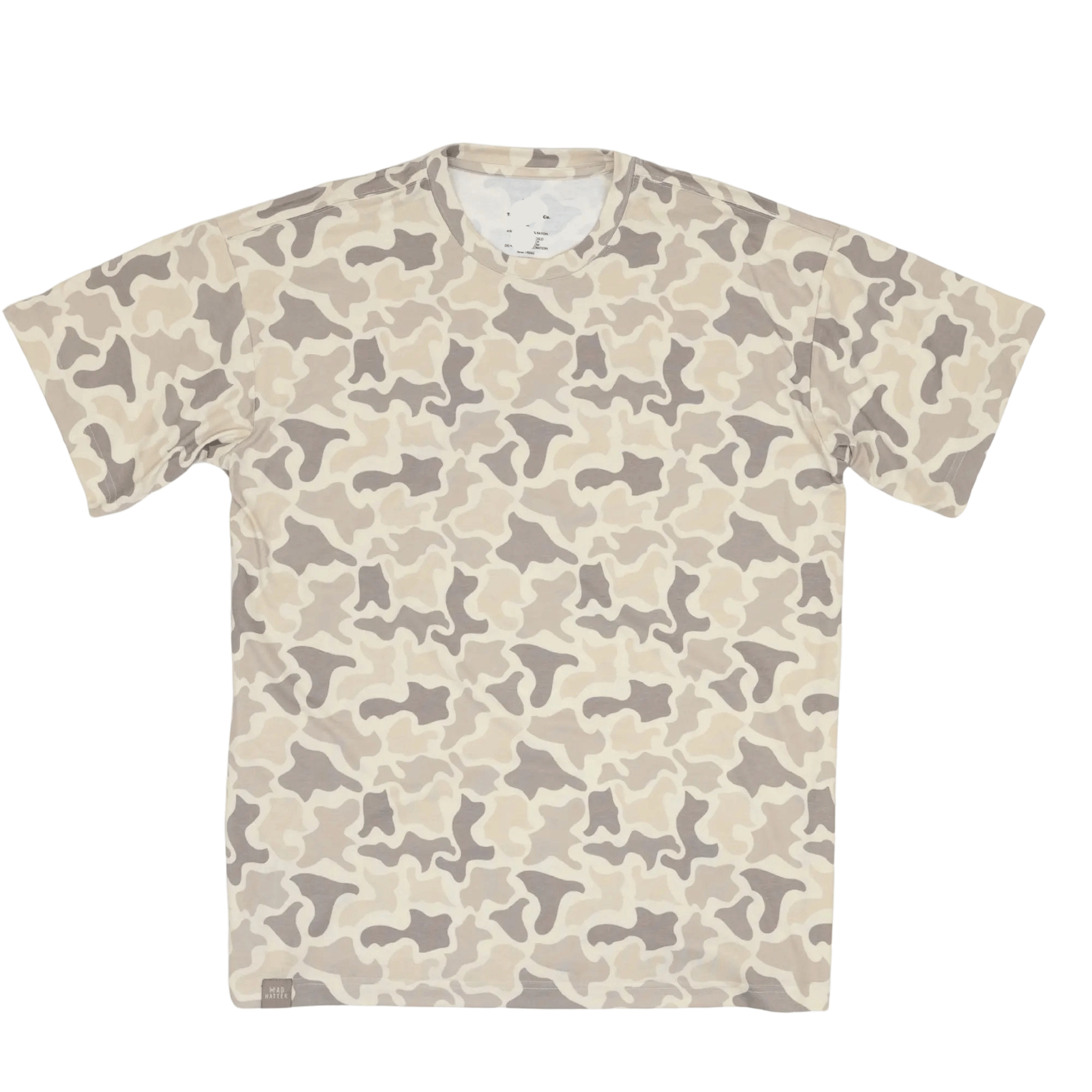 Camo Blank ShortSleeve TShirt Casual Streetwear