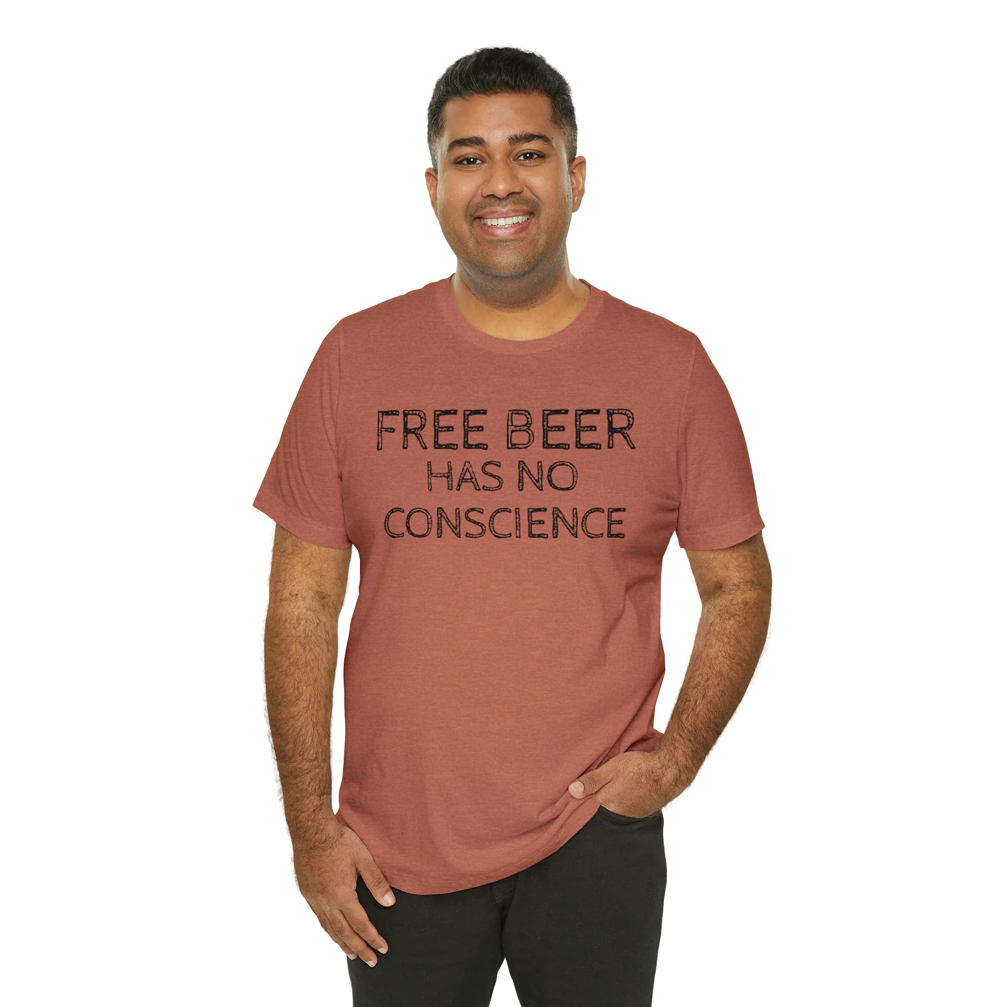 Free Beer Unisex Jersey Short Sleeve Tee