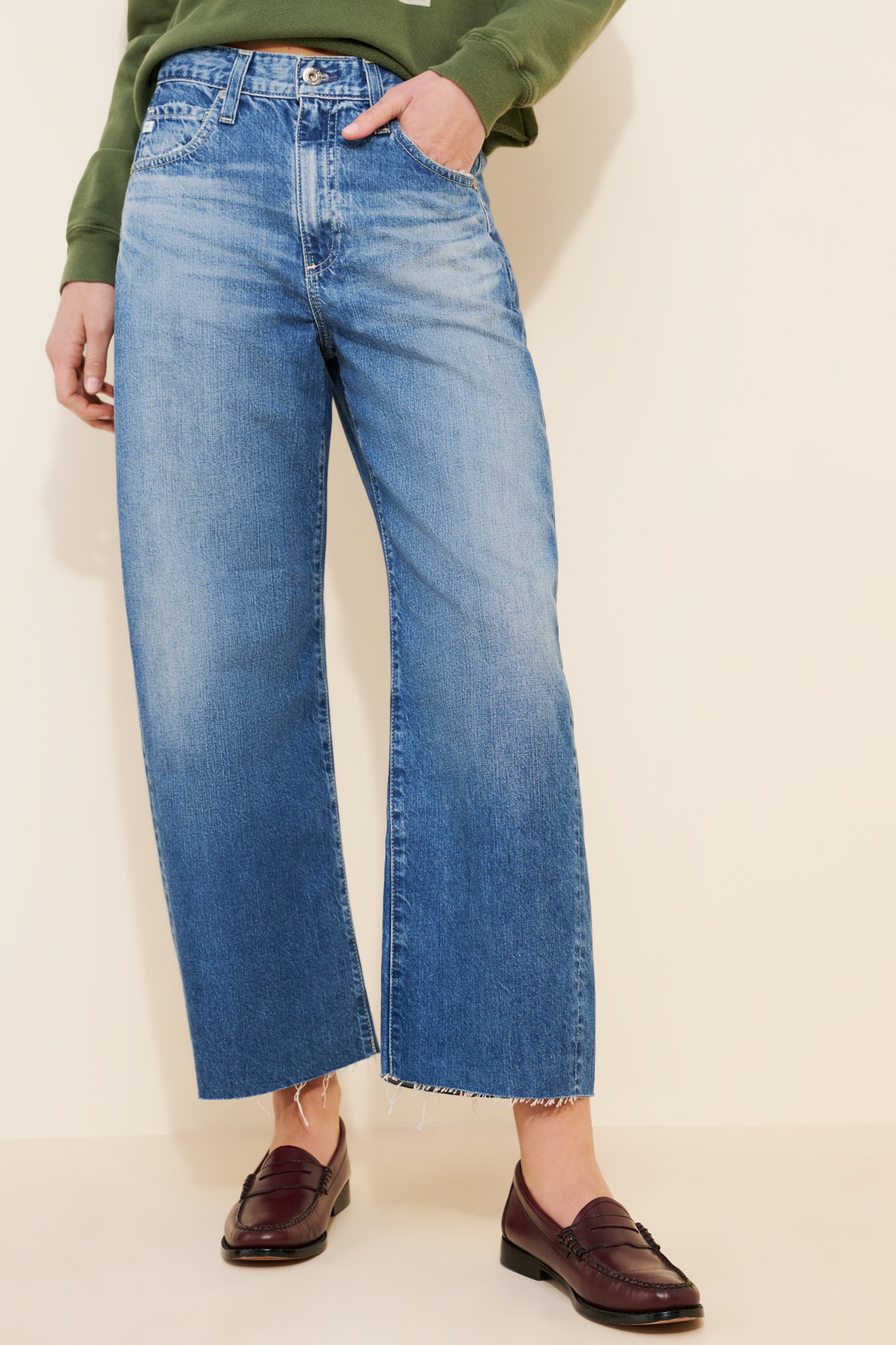 Casual Crop Jeans
