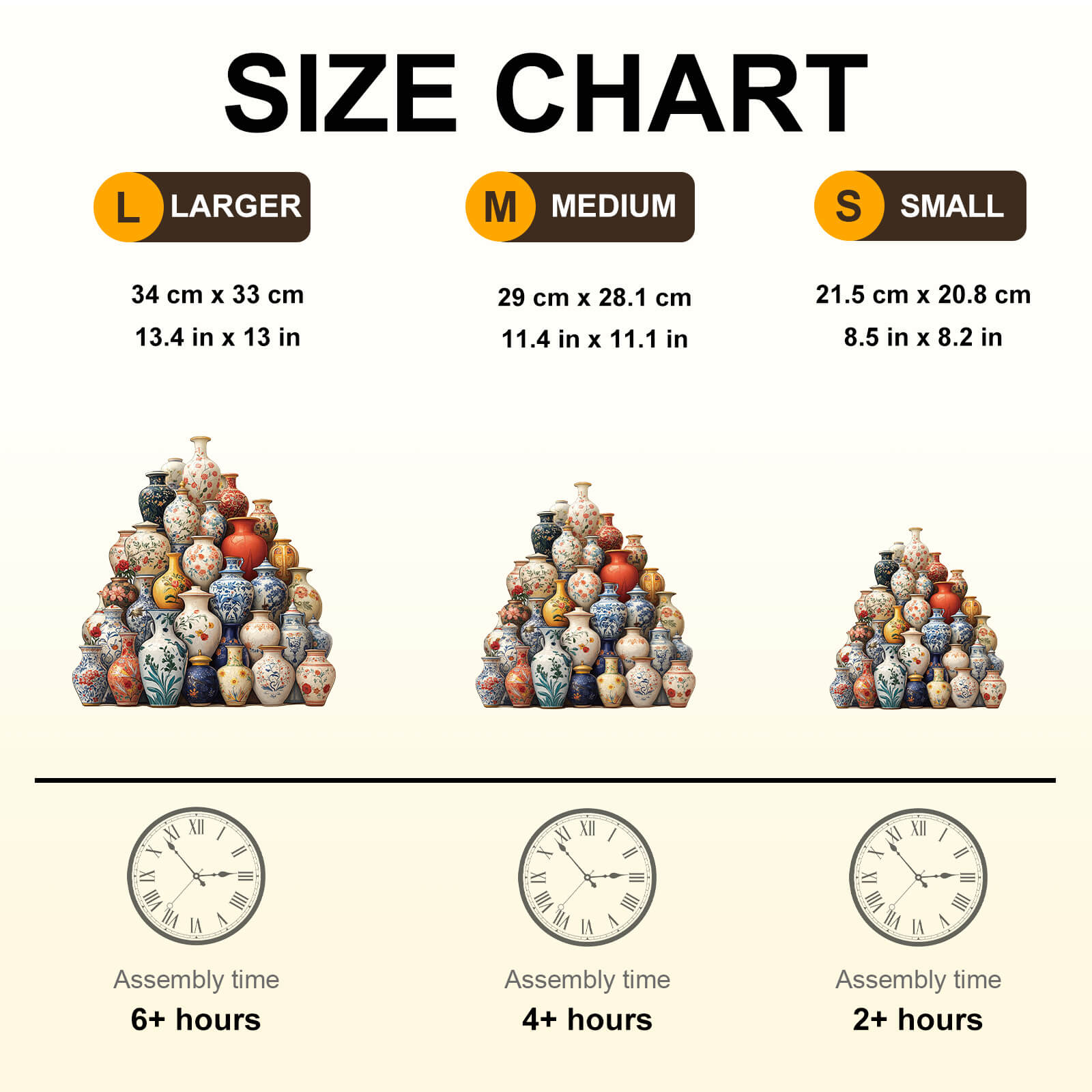 Italian ceramics Wooden Jigsaw Puzzle