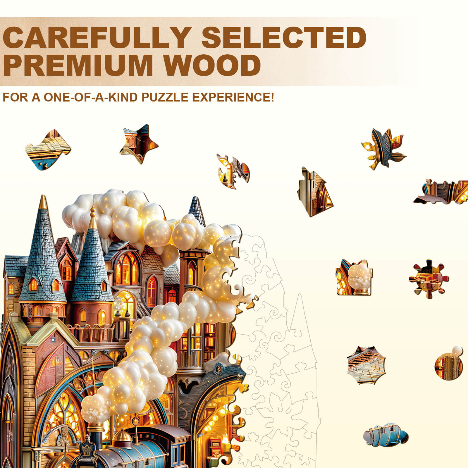 Cloud Platform Wooden Jigsaw Puzzle